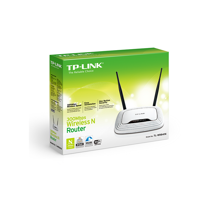 Router Wifi Tp-Link TL-WR841N / 300 Mbps / V14 / 2 antenas