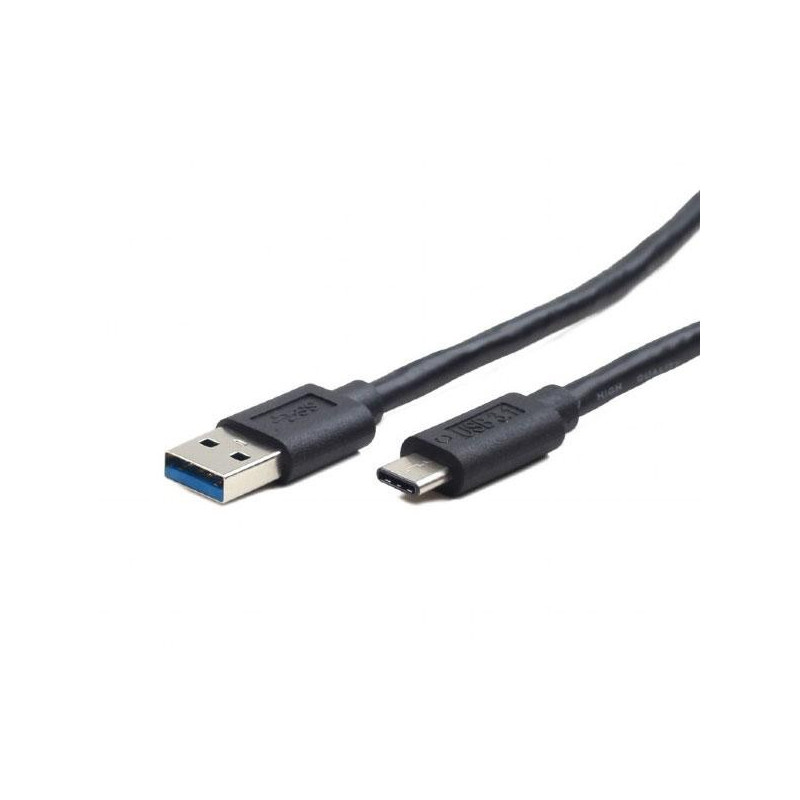 Cable USB 3.0 a Type-C / 1m / Negro / Cablexpert Ccp-usb3-amcm-1m