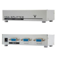 Splitter VGA 2 monitores x 1 pc con alimentacion / Nanocable / 10.25.0002