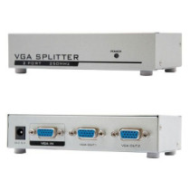 Splitter VGA 2 monitores x 1 pc con alimentacion / Nanocable / 10.25.0002