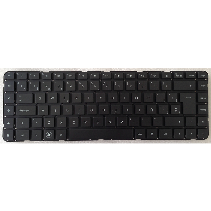 Teclado compatible para portátil HP dv6-3000 sin marco negro