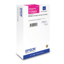 Tinta original epson t7563 magenta l c13t756340 14ml