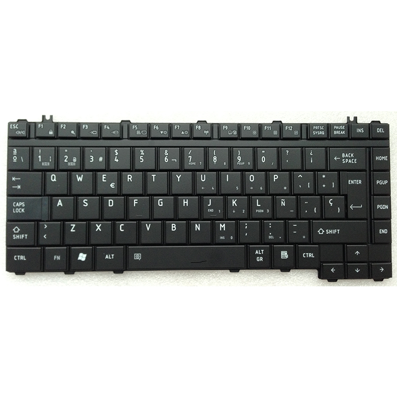 Teclado compatible para portátil TOSHIBA A200 / M200 / L200/ L300/ F40  negro