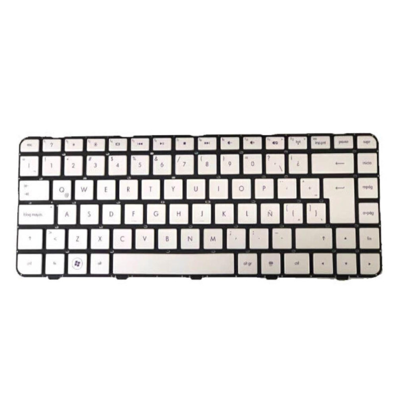 Teclado compatible para portátil HP DV5-2000 Blanco
