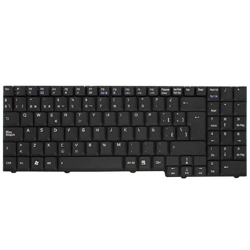 Teclado compatible para portátil ASUS X70