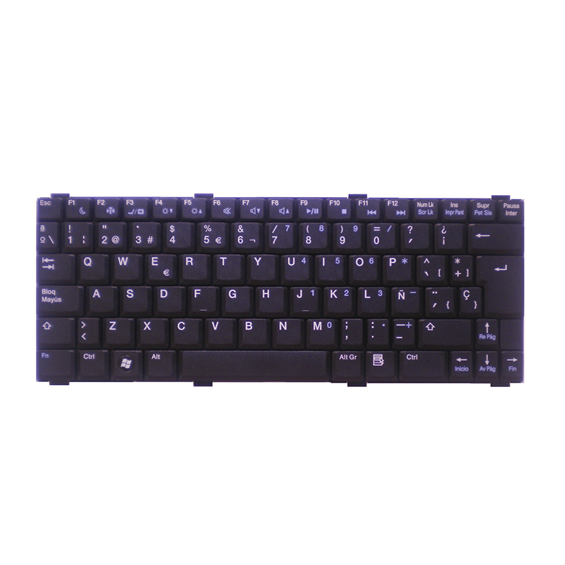 Teclado compatible para portátil DELL v1200  negro