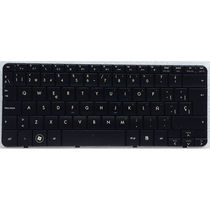 Teclado compatible para portátil HP dv2 series/dv2-1000 series  negro