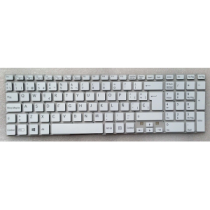 Teclado compatible para portátil SONY Vaio fit 15 series / svf15 blanco sin marco