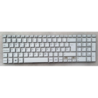 Teclado compatible para portátil SONY Vaio fit 15 series / svf15 blanco sin marco