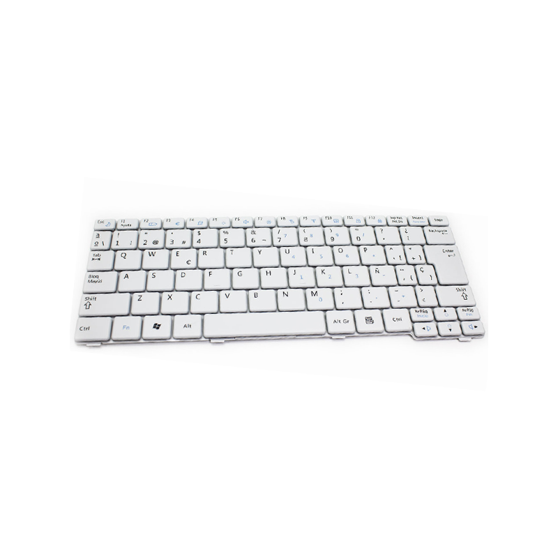 Teclado compatible para portátil SAMSUNG n120 / n128 / n140 / n145 / n148 / n150 / n310 blanco
