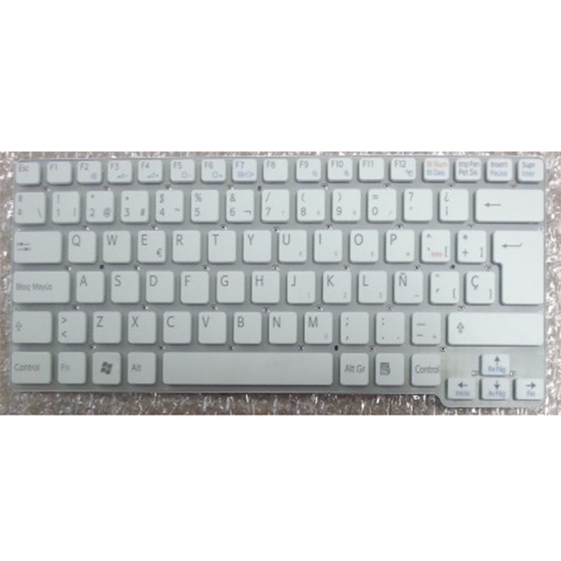 Teclado compatible para portátil SONY vpc-cw series blanco