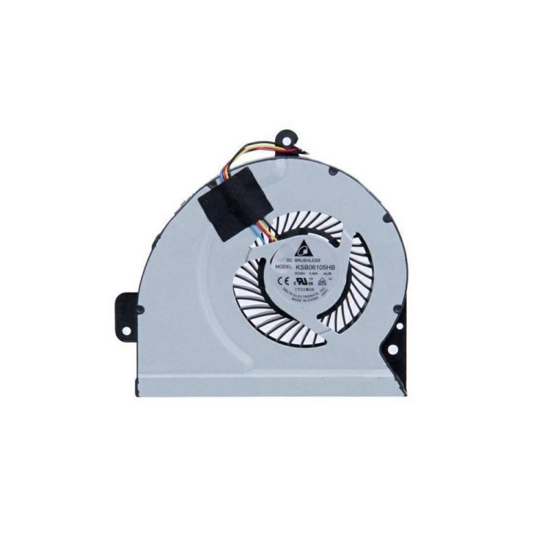 Ventilador para portatil Asus a43 / k43 / x54h / k53sj / intel 4 pines