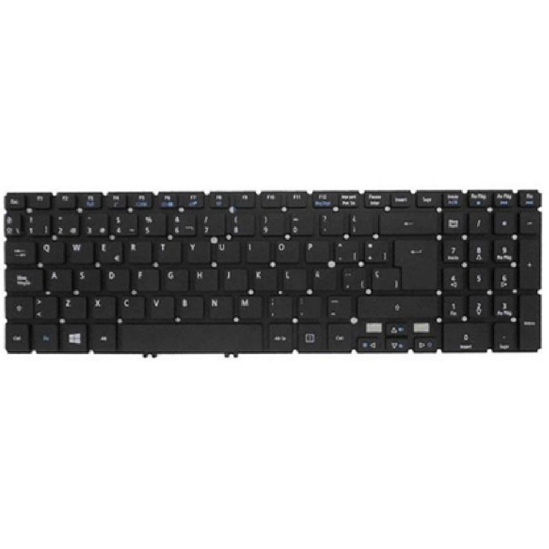 Teclado compatible para portátil ACER Aspire V5-573 V1 Teclas direccion 9.3mm