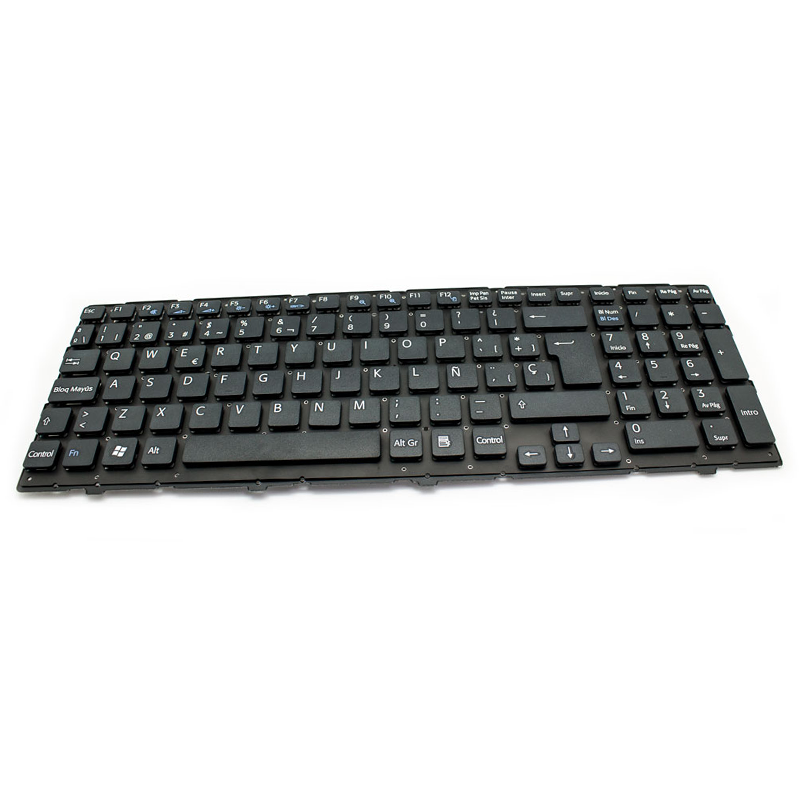 Teclado compatible para portátil SONY Vaio vpc-eh negro sin marco