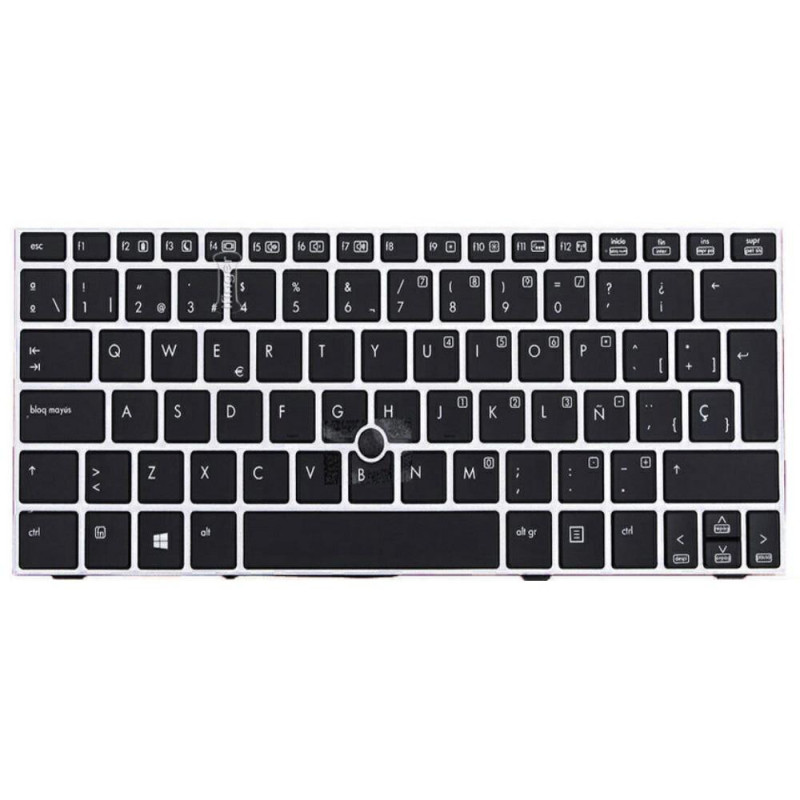 Teclado compatible para portátil HP 2170P Retroiluminado