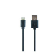 Cable datos USB 2.0 a Lightning iPhone 5-8 / 1m / Negro / Cc-usb2-amlm-1m