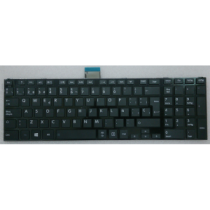Teclado compatible para portátil TOSHIBA Satellite c50/ c50d/ c55/ c55d negro con marco