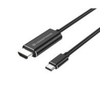 Cable de Video Type-c Macho a Hdmi Macho / 2 Metros / 4K / Negro / Conceptronic ABBY04B