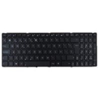 Teclado compatible para portátil ASUS K50 Version con marco