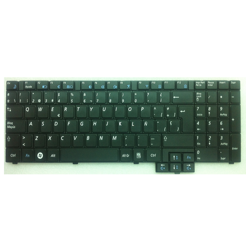Teclado compatible para portátil SAMSUNG R528 / r530 / r540 / rv510 / r620 / r719 / p580