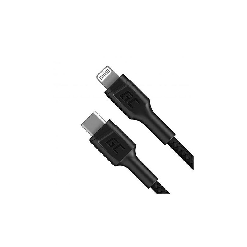 Cable datos Type-C a Lightning (iphone/ipad) Mfi Certificado/ 1m / KABGC07 / Greencell