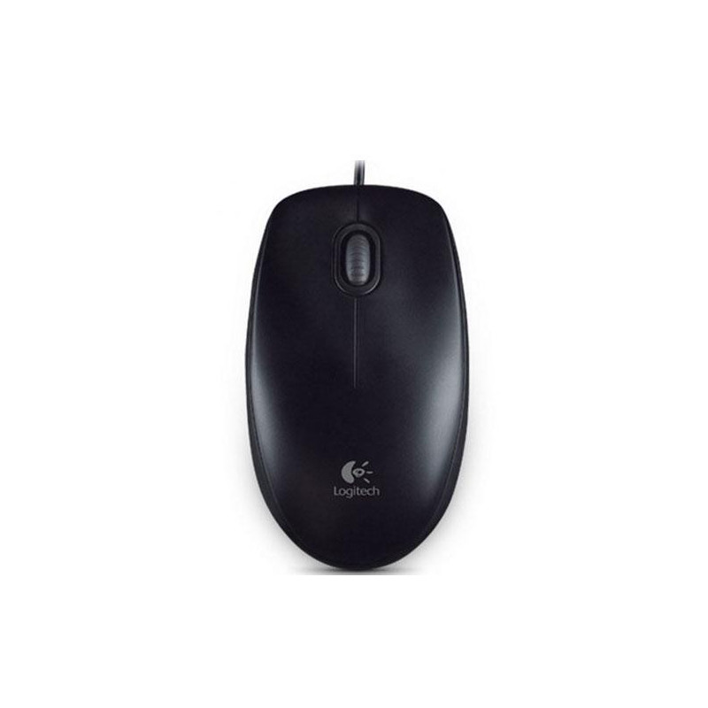 Raton óptico USB Logitech B100 Negro oem / 910-003357