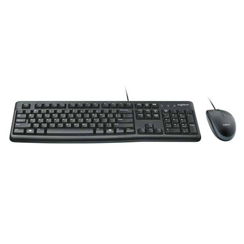 Combo Teclado + Raton USB Logitech MK120 Negro  920-002550