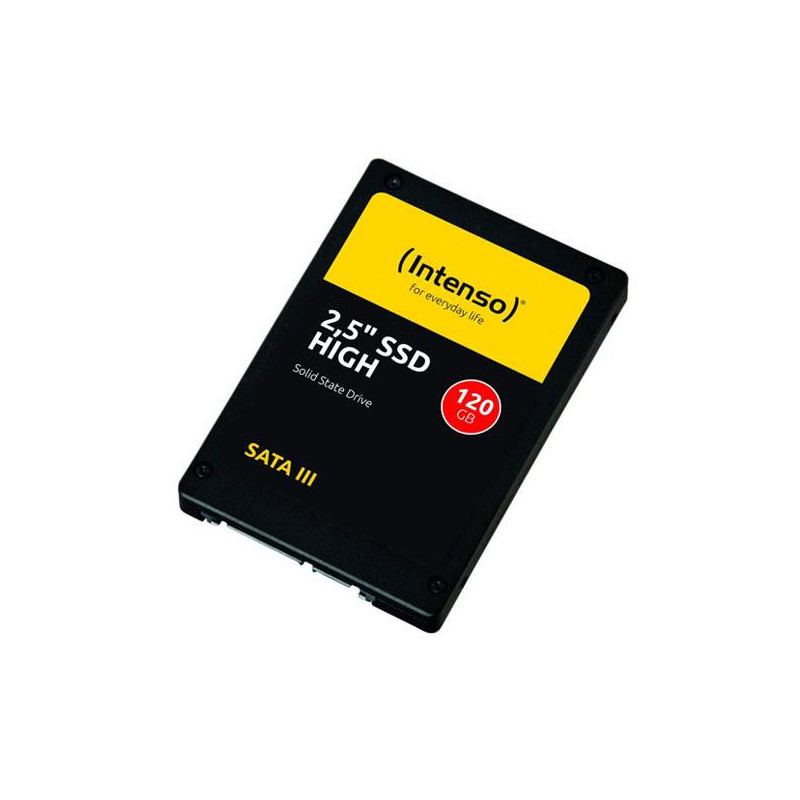 Disco duro 2.5 SSD Intenso 120Gb High Performance / 3d Nand SLC / Sata 3 / 520mb/s 3813430