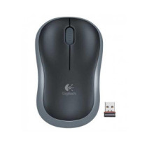 Raton óptico inalámbrico Logitech M185 Negro-Gris / 910-002235