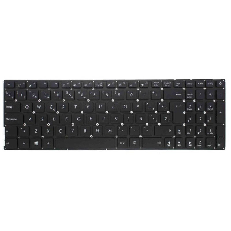 Teclado compatible para portátil ASUS X540