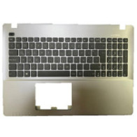 Top case + Teclado compatible para portátil ASUS A550 / F550 / X550 V1 Plata