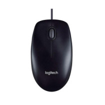 Raton óptico USB Logitech M90 / 1.000dpi / Negro - Gris  910-001793