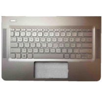 Top case + Teclado compatible para portátil HP 13-AB Plata