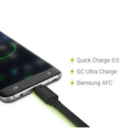 Cable USB a micro USB 0.25m negro GREENCELL KABGC01 DESCATALOGADO