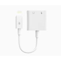 Cable adaptador de audio 2 en 1 Iphone Lightning Audio + Entrada de carga / Nb1245 / Blanco
