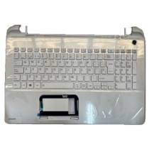 Top case + Teclado compatible para portátil TOSHIBA L50-B / L50-D Blanco