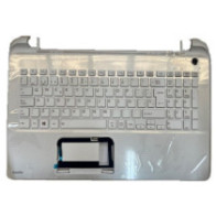Top case + Teclado compatible para portátil TOSHIBA L50-B / L50-D Blanco