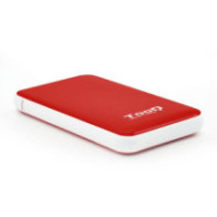 Caja externa 2.5 USB 3.1 gen1 sata Tooq / Rojo / 9.5mm / TQE-2528R
