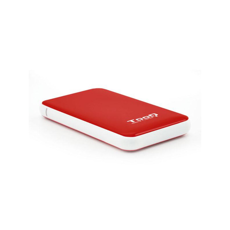 Caja externa 2.5 USB 3.1 gen1 sata Tooq / Rojo / 9.5mm / TQE-2528R