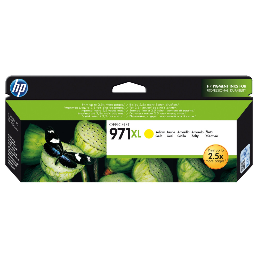 Tinta original hp n971xl amarillo cn628ae 83ml