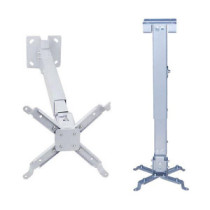 Soporte proyector techo pj2012t-s inclinable plata