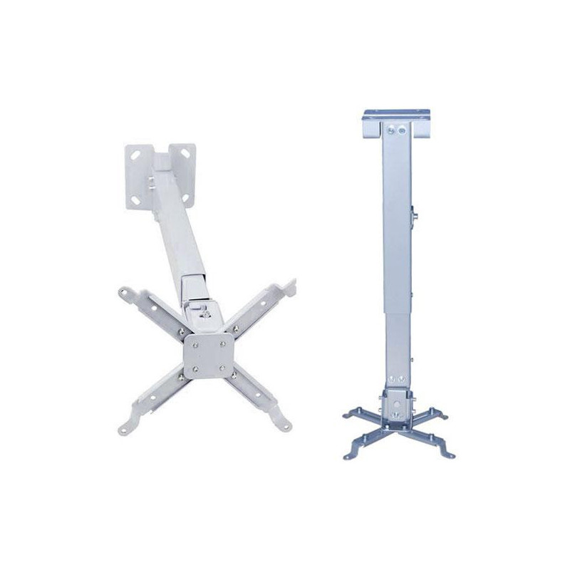 Soporte proyector techo pj2012t-s inclinable plata