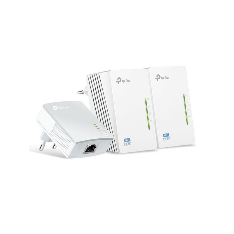 PLC WPA-4220T KIT av600 kit 3 uds 2 puertos TP-Link