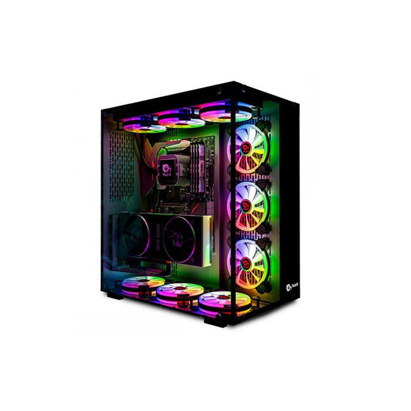 Caja ATX Gaming Talius Cronos Rgb / Cristal templado / Usb 3.0