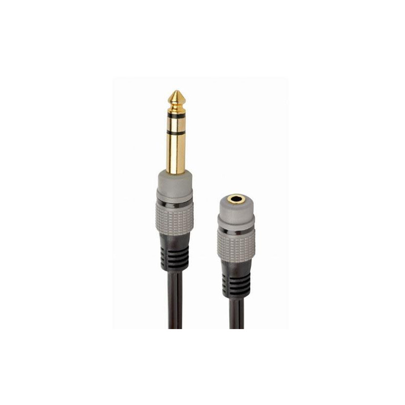 Cable Audio Jack 6.3mm Macho a Jack 3.5mm Hembra / 0.2m / Cablexpert  A-63m35f-0.2m