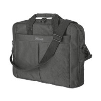 Maletin portatil Trust Primo Negro / Hasta 16 pulg. / Correa al hombro ajustable / Compartimento principal acolchado  21551