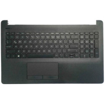Top case + Teclado compatible para portátil HP 15-BS / 15-BW Negro mate