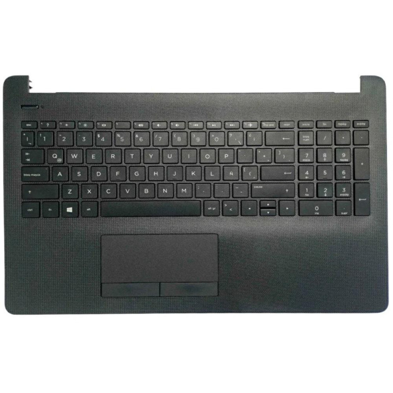 Top case + Teclado compatible para portátil HP 15-BS / 15-BW Negro mate