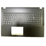 Top case + Teclado compatible para portátil ASUS P2520L Negro
