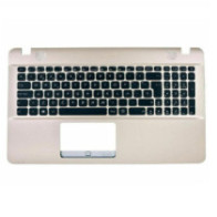 Top case + Teclado compatible para portátil ASUS K541UA Dorado